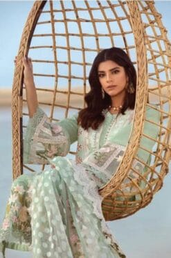 Heer by libas e khas HK-110 | Premium Embroidered Luxury Lawn Cotton Collection 2025