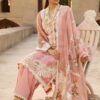 Crimson Chifli Lawn with embroidered organza dupatta | 3Pcs Chicken Kari Embroidered Summer Lawn Collection 2025