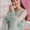 Elaaf Bridal Organza dress with organza embroidered dupatta | elaaf party wears dresses 2025 sale