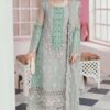 Elaaf Bridal Organza dress with organza embroidered dupatta | elaaf party wears dresses 2025 sale