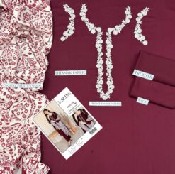 Alternative view of Aisling Dhanak AS-1532 | 3Pcs Embroidered Winter Collection 2025