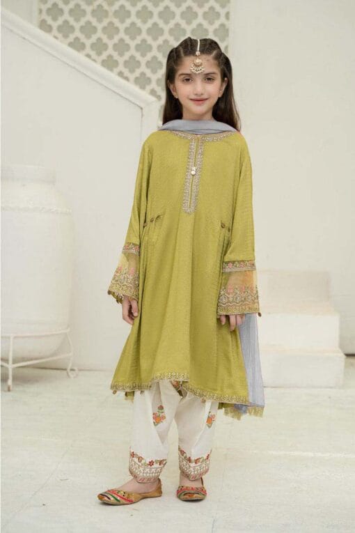 Maria.B Kids Lawn embroidered collections 2025 | summer kids lawn for girl | little dress pakistani | pakistani kids dresses