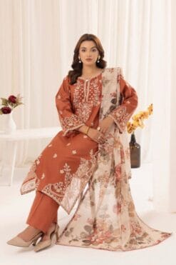 Mohagni 3Pcs Embroidered Summer Lawn Collection 2025