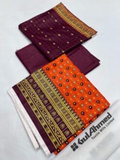 Gul Ahmed AIRJET Summer 2025 – 3PC Unstitched PRINTED Lawn Suit GA-504