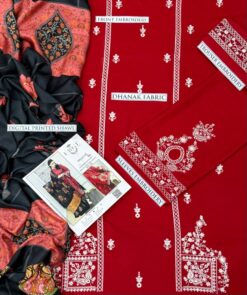 Alternative view of Aisling Dhanak AS-554 | 3Pcs Embroidered Winter Collection 2025