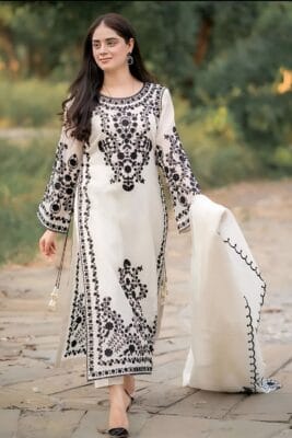 Agha Noor Premium Embroidered Summer Collection 2025 | libas e khas store eid ul adha summer sale 2025