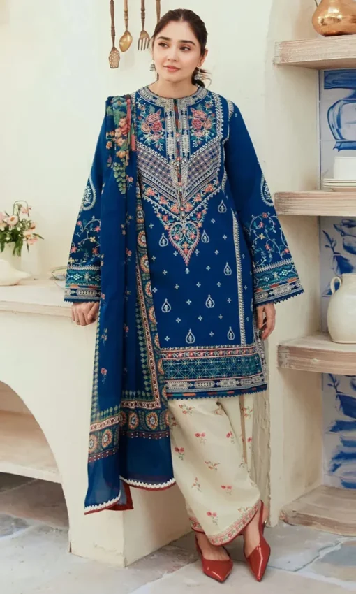 Zara Shahjahan Lawn ZS-2138| Unstitched 3 Pieces Digital Printed Summer Lawn Collections 2025