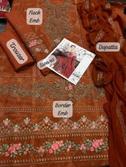 MariaB Luxury Lawn MB-1131| 3Pcs Embroidered Summer Lawn Collection 2025