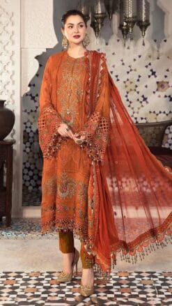 MariaB Luxury Lawn MB-1131| 3Pcs Embroidered Summer Lawn Collection 2025