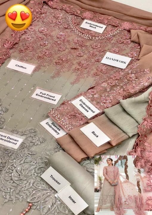 MariaB Luxury Lawn MB-1132| 3Pcs Embroidered Summer Lawn Wedding Collection 2025