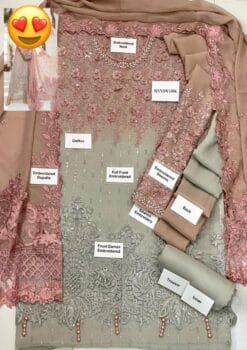 MariaB Luxury Lawn MB-1132| 3Pcs Embroidered Summer Lawn Wedding Collection 2025