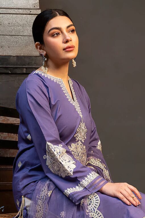 Zara Shahjahan Lawn ZS-2140 | Unstitched 3 Pieces Digital Printed Summer Lawn Collections 2025 - Image 4