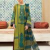 mariab embroidered 3 piece in lawn stuff with chiffon diamond dupatta | mariab summer lawn collections 2025