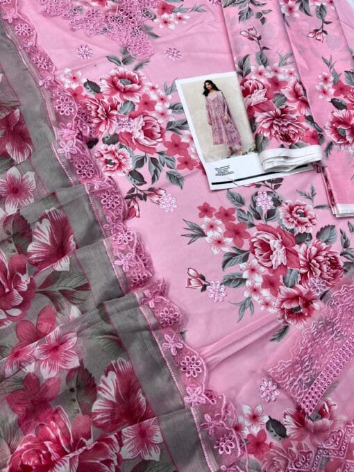 Iznik Lawn IZ-112A | 3Pcs Premium Embroidered Summer Eid Collection 2025 - Image 8
