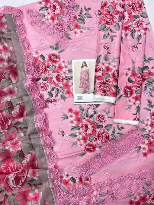 Iznik Lawn IZ-112A | 3Pcs Premium Embroidered Summer Eid Collection 2025 - Image 2