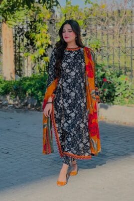 Bin Saeed summer collections 2025 | 3Pcs Digital Printed Summer Lawn Collection 2025