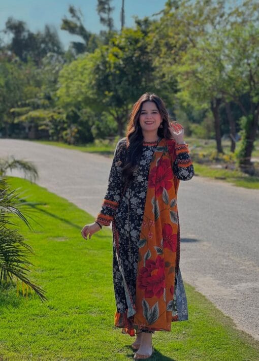 Bin Saeed summer collections 2025 | 3Pcs Digital Printed Summer Lawn Collection 2025