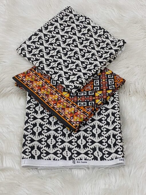 Bin Saeed summer collections 2025 | 3Pcs Digital Printed Summer Lawn Collection 2025
