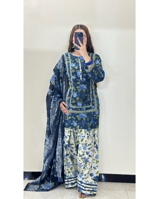 Bin Saeed by libas e khas Lawn | 3Pcs Embroidered Summer Collection 2025