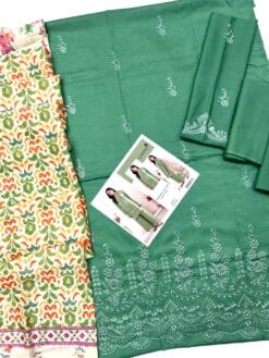 Garnet embroidered chicken kari summer lawn suit 2025