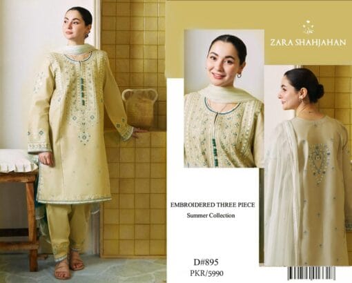 zara shahjahan summer embroidered lawn dresses 2025