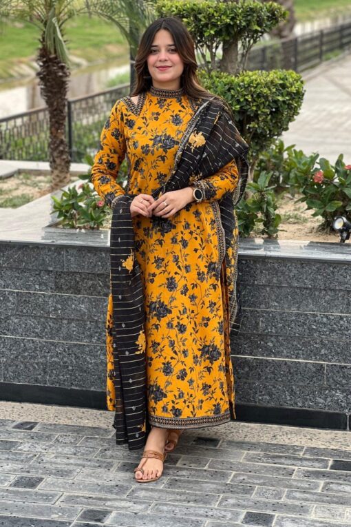 Bin Saeed by libas e khas Lawn | 3Pcs Embroidered Summer Collection 2025