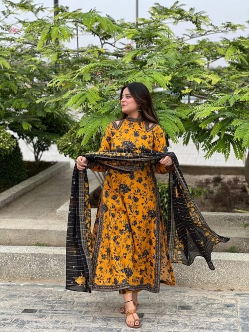 Bin Saeed by libas e khas Lawn | 3Pcs Embroidered Summer Collection 2025