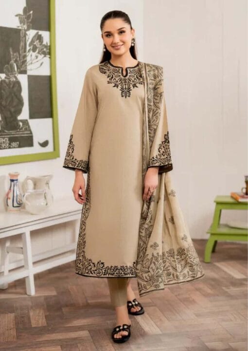 LimeLight embroidered summer collections with digital printed voil lawn dupatta 2025