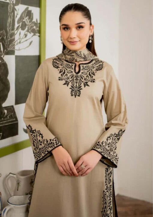 LimeLight embroidered summer collections with digital printed voil lawn dupatta 2025