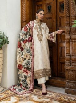 Zainab Chottani 3pcs Unstitched Embroidered Summer Lawn Suit | Zainab Chottani lawn Dupatta | Zainab Chottani unstitched 3 piece premium embroidered lawn suit 2025