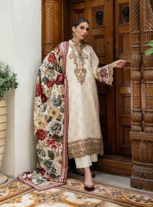 Zainab Chottani 3pcs Unstitched Embroidered Summer Lawn Suit | Zainab Chottani lawn Dupatta | Zainab Chottani unstitched 3 piece premium embroidered lawn suit 2025