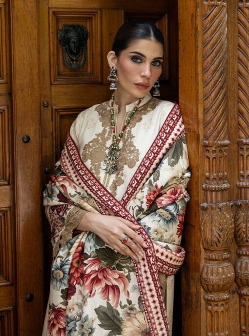 Zainab Chottani 3pcs Unstitched Embroidered Summer Lawn Suit | Zainab Chottani lawn Dupatta | Zainab Chottani unstitched 3 piece premium embroidered lawn suit 2025