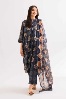 zeen summer collections 2025 | 3Pcs Digital Printed Summer Lawn Collection 2025