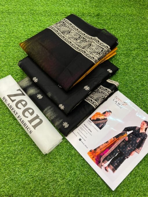 zeen summer collections 2025 | 3Pcs Digital Printed Summer Lawn Collection 2025