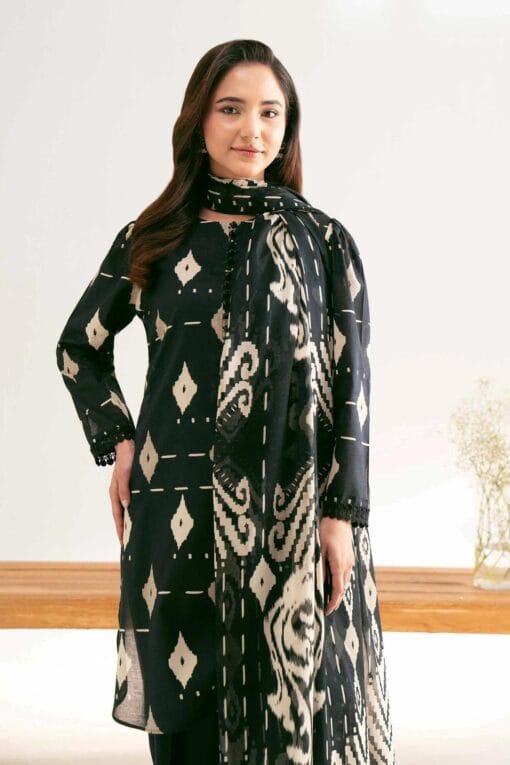 zeen summer collections 2025 | 3Pcs Digital Printed Summer Lawn Collection 2025