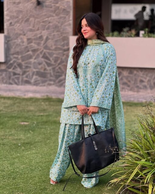 Bin Saeed by libas e khas Lawn | 3Pcs Embroidered Summer Collection 2025