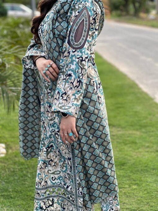 Bin Saeed by libas e khas Lawn | 3Pcs Embroidered Summer Collection 2025