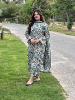 Bin Saeed by libas e khas Lawn | 3Pcs Embroidered Summer Collection 2025
