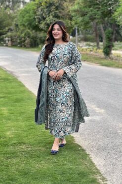 Bin Saeed by libas e khas Lawn | 3Pcs Embroidered Summer Collection 2025