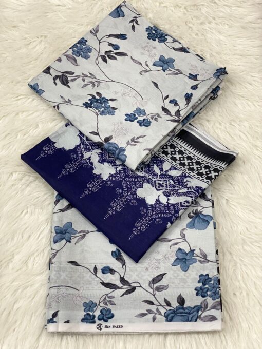 Bin Saeed summer collections 2025 | 3Pcs Digital Printed Summer Lawn Collection 2025 | bin-saeed-summer-sale-2025 digital printed 3 piece