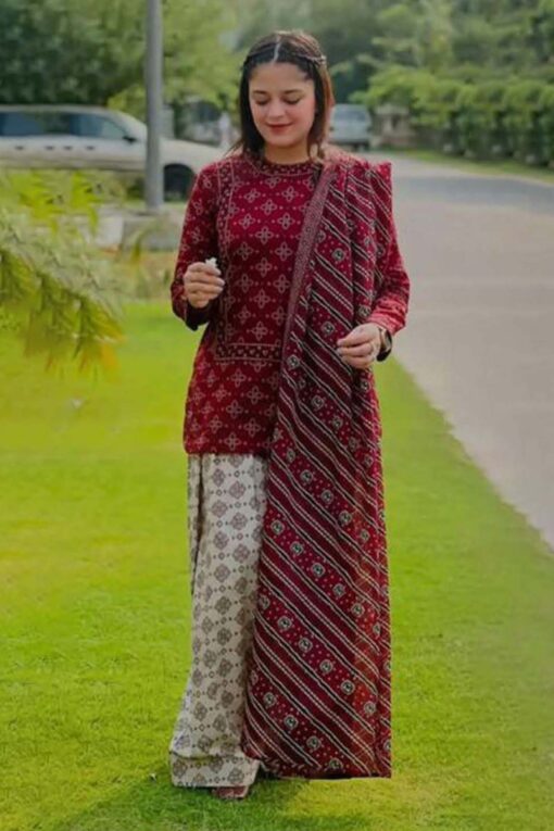 Bin Saeed summer collections 2025 | 3Pcs Digital Printed Summer Lawn Collection 2025 | bin-saeed-summer-sale-2025 digital printed 3 piece