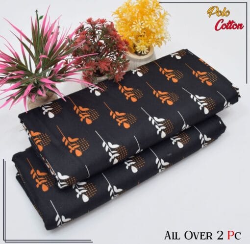 Libas e Khas Floral Prints Micro Polo Cotton 2025 | 2Pcs Digital Printed Summer Dress LKPC-00171