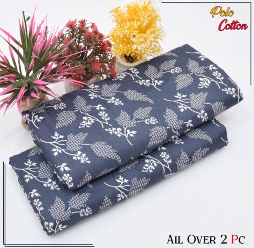 Libas e Khas Floral Prints Micro Polo Cotton 2025 | 2Pcs Digital Printed Summer Dress LKPC-00170