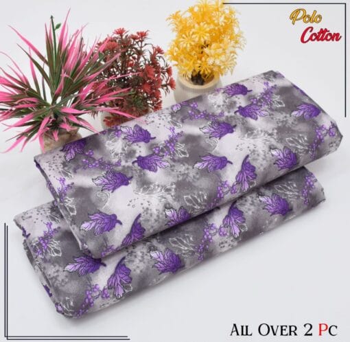 Libas e Khas Floral Prints Micro Polo Cotton 2025 | 2Pcs Digital Printed Summer Dress LKPC-00180