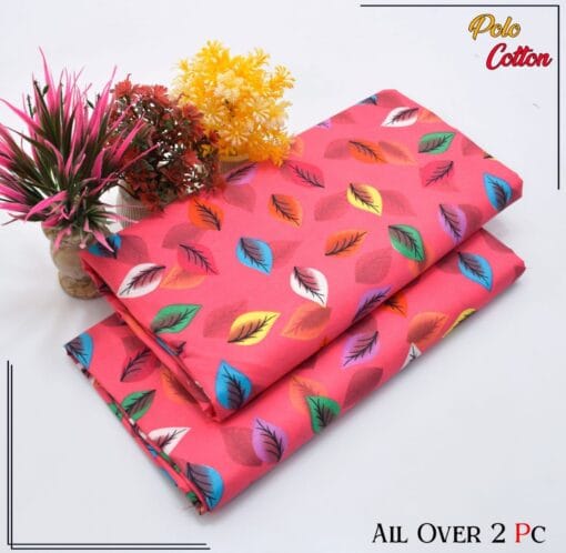Libas e Khas Floral Prints Micro Polo Cotton 2025 | 2Pcs Digital Printed Summer Dress LKPC-00157