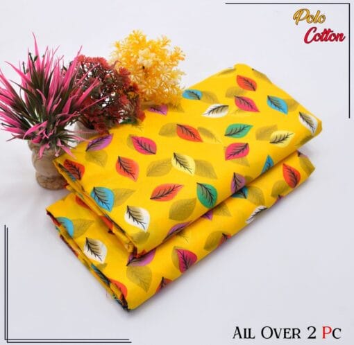 Libas e Khas Floral Prints Micro Polo Cotton 2025 | 2Pcs Digital Printed Summer Dress LKPC-00155