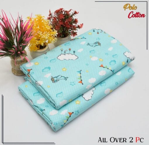 Libas e Khas Floral Prints Micro Polo Cotton 2025 | 2Pcs Digital Printed Summer Dress LKPC-00148