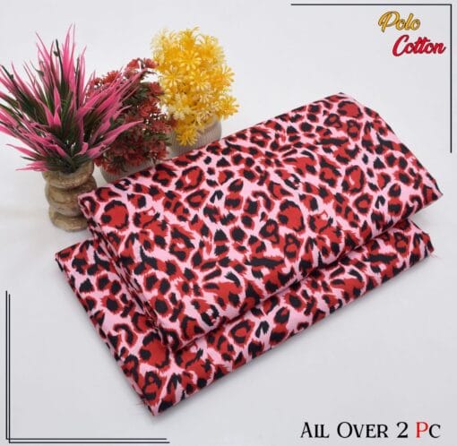 Libas e Khas Floral Prints Micro Polo Cotton 2025 | 2Pcs Digital Printed Summer Dress LKPC-00138