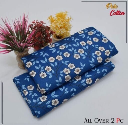 Libas e Khas Floral Prints Micro Polo Cotton 2025 | 2Pcs Digital Printed Summer Dress LKPC-00126