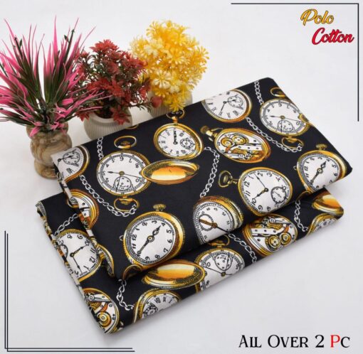 Libas e Khas Floral Prints Micro Polo Cotton 2025 | 2Pcs Digital Printed Summer Dress LKPC-00125
